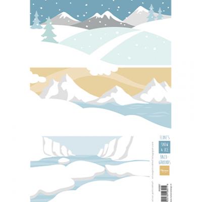 Marianne Design Ausschneidebogen - Snow & Ice